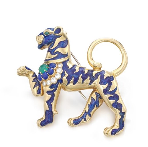 an Cleef and Arpels Persian Tiger brooch